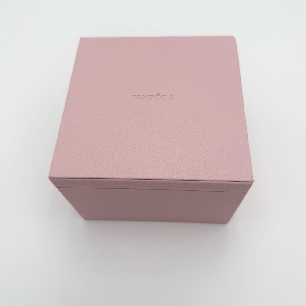 Pandora Pink Jewelry Box With Mirror New Without Box
